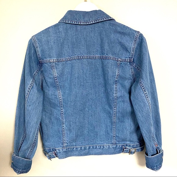Madewell Cropped Jean Jacket Western Edition - Picture 8 of 10